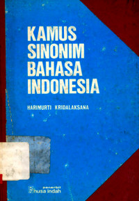 Image of Kamus sinonim Bahasa Indonesia