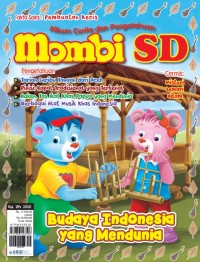 Image of Mombi sd vol. 184 2020 : budaya indonesia yang mendunia